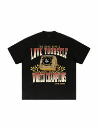 BLACK LY CHAMPION TEE