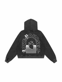 Acid Black LY Zip-Up Hoodie