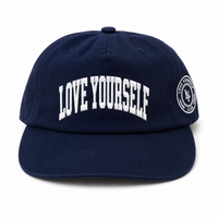 013 Navy Blue LY Unstructured Hat