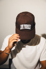 010 Brown LY Unstructured Hat