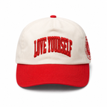 012 Red LY Unstructured Hat