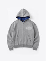Grey LY Zip-Up Hoodie