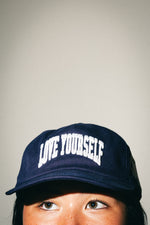 013 Navy Blue LY Unstructured Hat