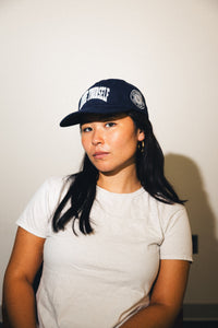 013 Navy Blue LY Unstructured Hat